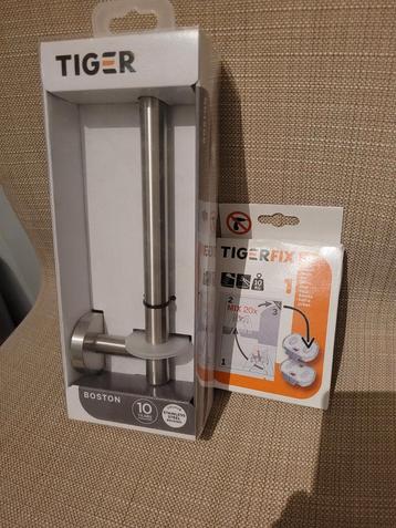 Tiger Boston Toiletrolhouder + Tigerfix Nieuw beschikbaar voor biedingen