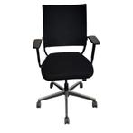 Sedus Netwin Bureaustoel Zwart Chroom Nieuw Gestoffeerde Rug, Huis en Inrichting, Bureaustoelen, Zwart, Ophalen of Verzenden, Zo goed als nieuw