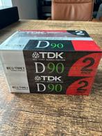 4x TDK D90 audio cassettes, Cd's en Dvd's, Cassettebandjes, 2 t/m 25 bandjes, Overige genres, Ophalen of Verzenden, Nieuw in verpakking