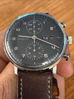 Junghans Max Bill Chronoscope, Overige merken, Leer, Staal, Polshorloge