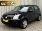Ford Fusion 1.6-16V Ghia|Automaat|Airco|, Auto's, 1596 cc, Gebruikt, Zwart, Blauw