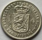 Schitterende halve gulden 1909, ½ gulden, Zilver, Ophalen of Verzenden, Koningin Wilhelmina