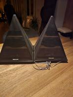 Philips Matchline 22AV speakers - Vintage 1993, Philips, Gebruikt, Ophalen of Verzenden, Minder dan 60 watt