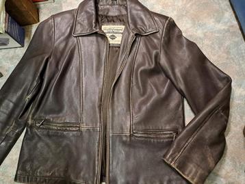 Cianelli company leren jas, bruin, maat 38 beschikbaar voor biedingen