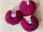 Garen yarn merino wool extra fine 3 skeins, Ophalen of Verzenden, Nieuw, Breien of Haken, Wol of Garen