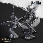 Gallia Knigths on Pegasus 3x - Highlands Miniatures, Nieuw, Figuurtje(s), Verzenden