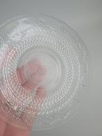 Izgs Set van 2 glazen bordjes gebak dessert formaat, Antiek en Kunst, Ophalen of Verzenden