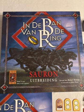 In de ban van de ring: sauron uitbreiding van 999 games.  beschikbaar voor biedingen