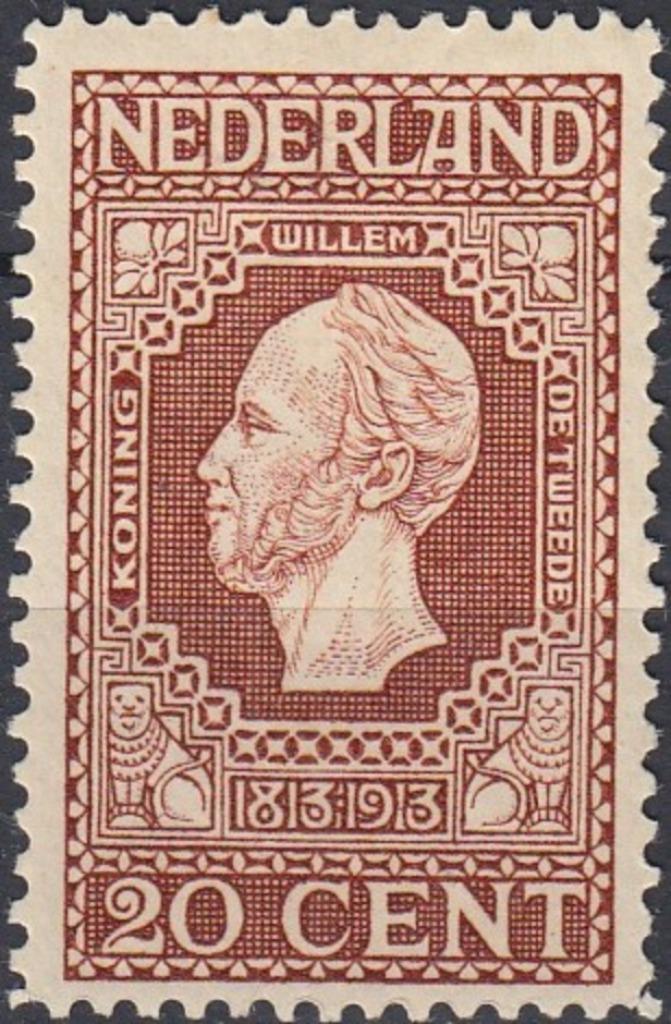 Nederland- 1913- 100 Jaar Onafhankelijkheid- Jubileum- nr 95, Postzegels en Munten, Postzegels | Nederland, Postfris, T/m 1940
