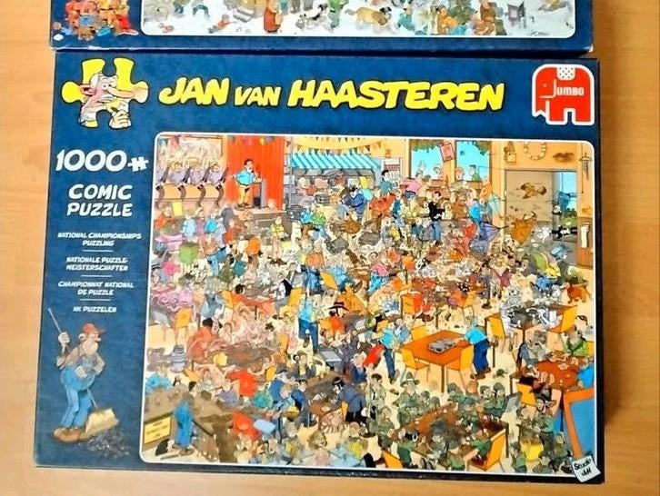 Jan van Haasteren, 1000 stukjes, NKpuzzelen,  e.v.a., Ophalen of Verzenden, 500 t/m 1500 stukjes, Zo goed als nieuw, Legpuzzel