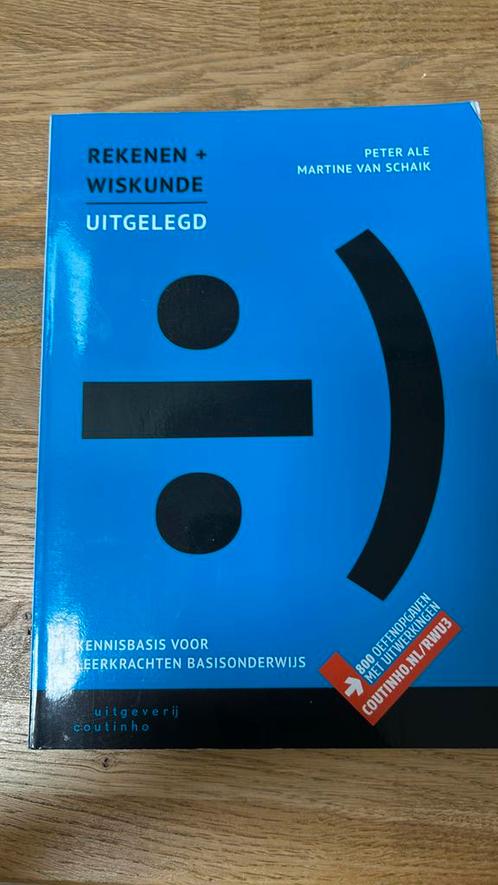 Martine van Schaik - Rekenen en wiskunde uitgelegd, Boeken, Schoolboeken, Zo goed als nieuw, Nederlands, Overige niveaus, Ophalen of Verzenden