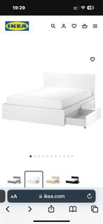 Hoofd steun IKEA MALM bed. Alleen het achter bord. Wit, Huis en Inrichting, Slaapkamer | Bedden, Nieuw, Ophalen of Verzenden