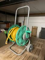 tuinslang met haspel, Ophalen, Gebruikt, Tuinslang