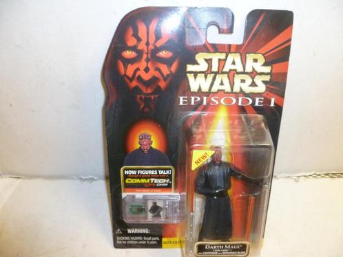Star Wars Darth Maul met Lightsaber Comm Tech figuurtje 10cm, Verzamelen, Star Wars, Nieuw, Actiefiguurtje, Ophalen of Verzenden