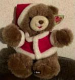 Kerstknuffelbeer; kerstbeer, teddy-beer, beer met kerstmuts, Kinderen en Baby's, Speelgoed | Knuffels en Pluche, Ophalen of Verzenden