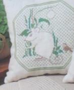 Borduurpatroon   Muis op kussen    nr 9372, Verzenden, Nieuw, Handborduren, Patroon
