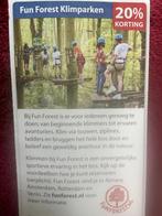 Fun Forest Klimparken Voordeelbon, Drie personen of meer, Kortingskaart