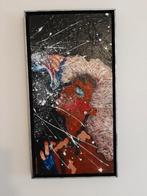 Schilderij portret vrouw popster, Antiek en Kunst, Kunst | Schilderijen | Abstract, Ophalen of Verzenden