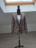 Panter blazer. M, Kleding | Dames, Maat 38/40 (M), Bruin, Ophalen of Verzenden, Zo goed als nieuw