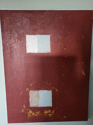 Hubert de Boer - S92/12 - Acryl op Hout beschikbaar voor biedingen