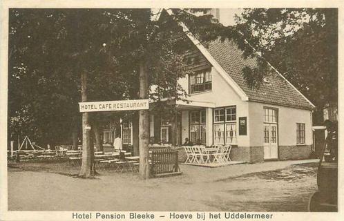 (380-740-035) Uddelermeer Hotel Pension Bleeke Hoeve, Verzamelen, Ansichtkaarten | Nederland, Gelderland, Verzenden