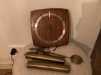 Vintage Jlaid pendule wandklok lopend, Ophalen
