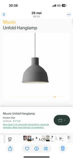 Muuto unfold hanglamp scandinavisch, Ophalen of Verzenden, Zo goed als nieuw, Overige materialen, 75 cm of meer