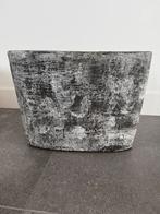 Grote Rechthoekige Bloempot - Betonlook, Tuin en Terras, Bloempotten, Gebruikt, 40 cm of meer, Binnen, Ophalen of Verzenden