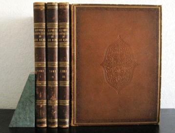 Oeuvres complètes du Roi Rene 1843-46 Comte de Quatrebarbes beschikbaar voor biedingen