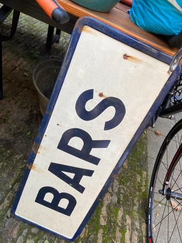 Emaille Bord Bars Jura Frankrijk - Origineel 1964 beschikbaar voor biedingen