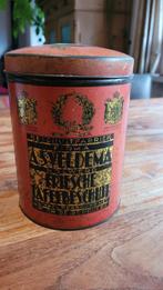 Vintage A. S. Veldema Friesche Tafelbeschuit. Beschuitbus, Ophalen of Verzenden