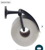 Duravit Starck T Toiletrolhouder - met klep - zwart mat, Huis en Inrichting, Badkamer | Badtextiel en Accessoires, Nieuw, Overige typen