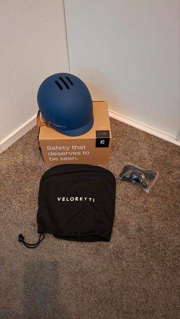 Veloretti Fietshelm Blauw - Maat S beschikbaar voor biedingen