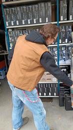 Bikervest Werkvest in stevige bruine denim NIEUW, BadBoy, Nieuw, BadBoy, BadBoyNL