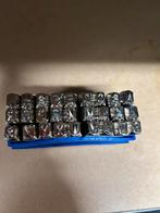 Nieuwe ongebruikte slagletters en slagcijfers 5mm, Doe-het-zelf en Verbouw, Ophalen of Verzenden, Nieuw