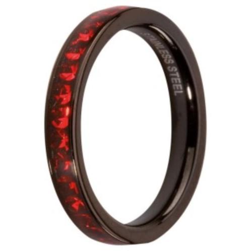 Red Ruby AA1 Zirkon Melano Style Ring-(Size: 19mm), Sieraden, Tassen en Uiterlijk, Ringen, Nieuw, Dame of Heer, 19 tot 20, Rood