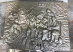 Grote gietijzeren plaquette,gemaakt bij ETNA,Breda, Antiek en Kunst, Ophalen of Verzenden