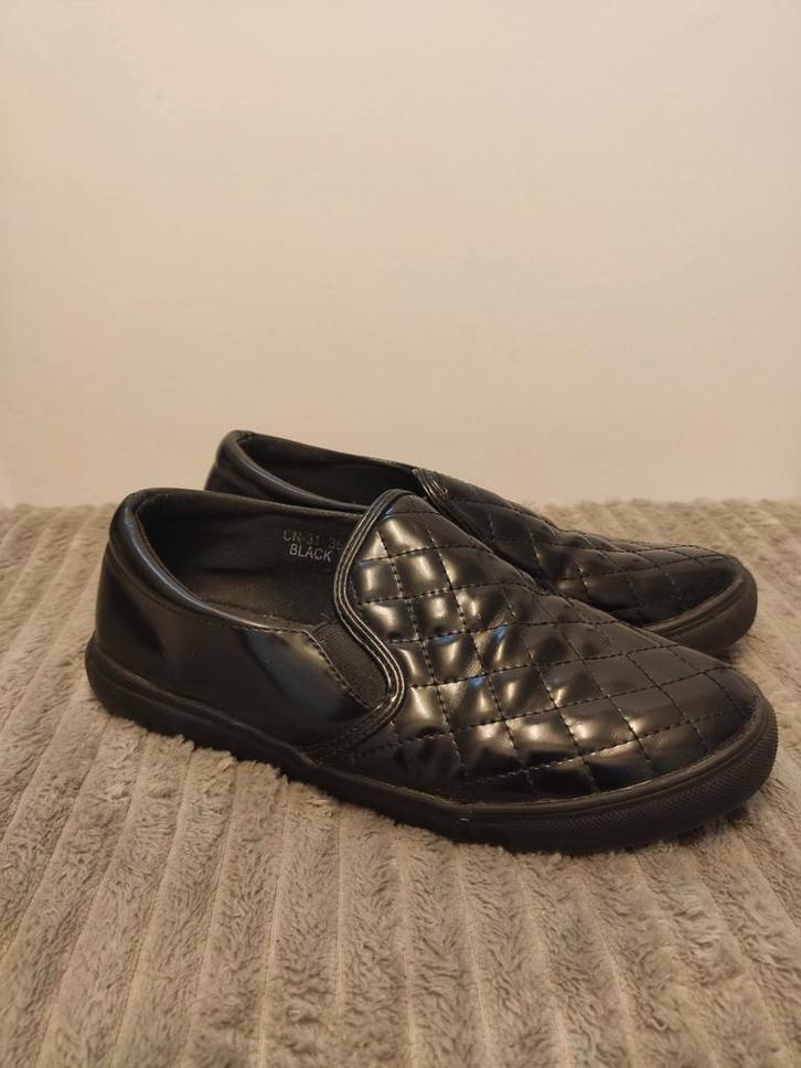 Instappers - zwart/lak - maat 36, Kleding | Dames, Schoenen, Zo goed als nieuw, Instappers, Zwart, Ophalen of Verzenden