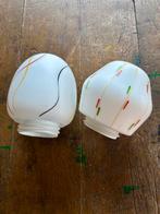 Vintage plafondlampen jaren 50/60 glazen bollen, Huis en Inrichting, Lampen | Plafondlampen, Ophalen of Verzenden, Zo goed als nieuw