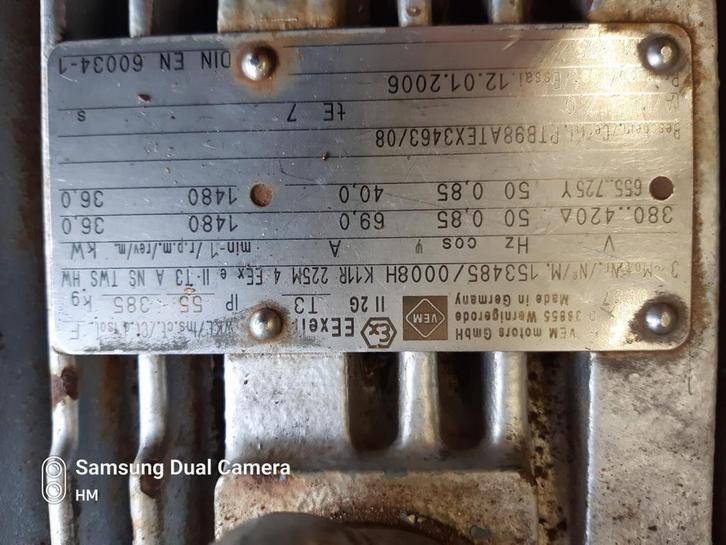 300 Bar Compressor - VEM Motor, Doe-het-zelf en Verbouw, Compressors, Ophalen