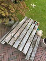 Houten kinder Picknicktafel - Gebruikt, Tuin en Terras, Picknicktafels, Ophalen, Gebruikt, Rechthoekig, Hout