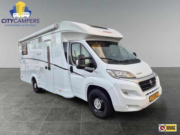 Dethleffs Trend T 7057 DBM Lengtebedden / Hefbed, Caravans en Kamperen, Campers, Bedrijf, tot en met 4, Half-integraal, Dethleffs