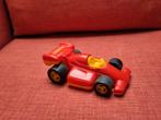 Raceauto rood met geel, Ophalen, Gebruikt