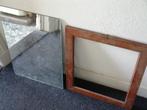 spiegel en houten lijst, Ophalen, Rechthoekig, 50 tot 100 cm, Minder dan 100 cm