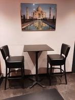 Barkrukken met tafel, Huis en Inrichting, Barkrukken, 5 krukken of meer, Ophalen of Verzenden, Gebruikt, 60 tot 90 cm