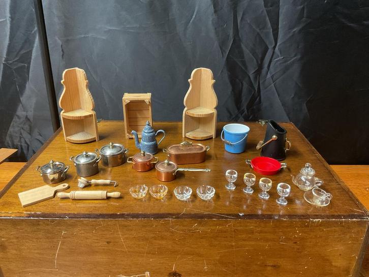 Poppenhuis Spulletjes Bodo Hennig, Verzamelen, Poppenhuizen en Toebehoren, Ophalen of Verzenden