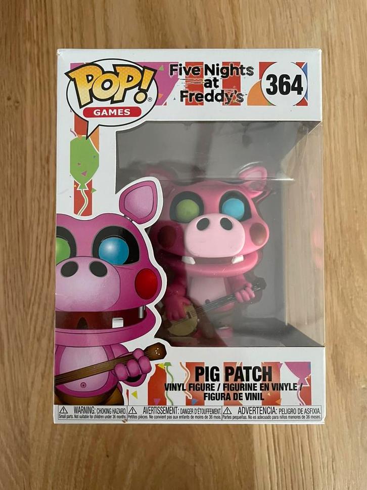 Five Nights at Freddy’s - Pig Patch Funko Pop [364], Verzamelen, Poppetjes en Figuurtjes, Zo goed als nieuw, Ophalen of Verzenden