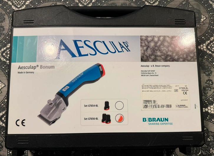 Aesculap Bonum scheermachine GT 644 / GT 654BL, Dieren en Toebehoren, Paarden en Pony's | Verzorgingsproducten, Zo goed als nieuw