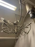 Kroonluchter rvs 120x70, Huis en Inrichting, Lampen | Kroonluchters, Ophalen, Zo goed als nieuw, Krullen