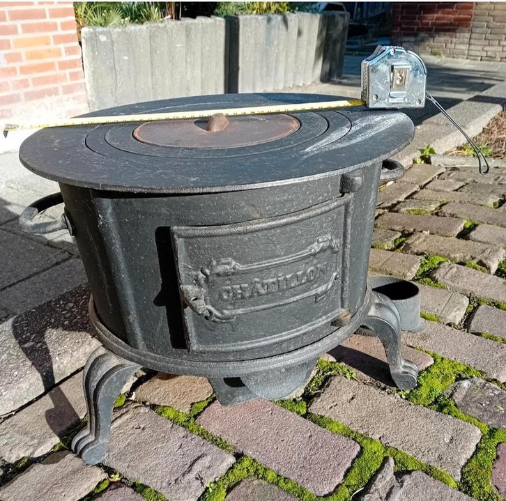 Vuurduvel houtkachel potkachel vuurduveltje kachel haard, Huis en Inrichting, Kachels, Gebruikt, Houtkachel, Hout, Ophalen of Verzenden